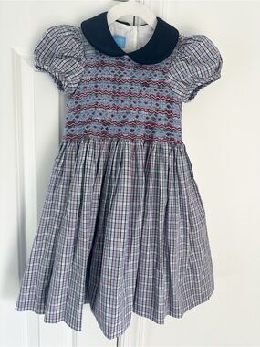 Anavini plaid dress 4T EUC